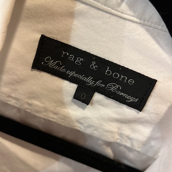 Rag and bone white button down - Picture 2 of 2